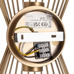 Væglampe Kirpi 3092 op/ned bredde 23cm guld