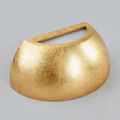 Væglampe Kolja med guldfoliefinish