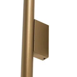 Væglampe Laser, guldfarvet, metal, 40 cm høj, G9
