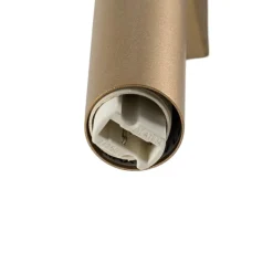 Væglampe Laser, guldfarvet, metal, 40 cm høj, G9