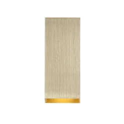 Væglampe London Square, guldfarvet, højde 15 cm, 2 lyskilder