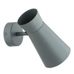 Væglampe Lotta, salviegrøn, spotlight, stål, justerbar