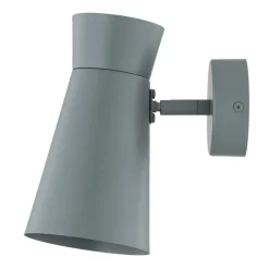 Væglampe Lotta, salviegrøn, spotlight, stål, justerbar