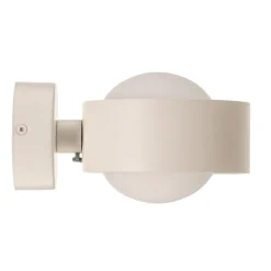 Væglampe Mado i stål, hvid, 1 lyskilde