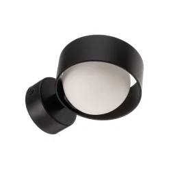 Væglampe Mado i stål, sort, 1 lyskilde