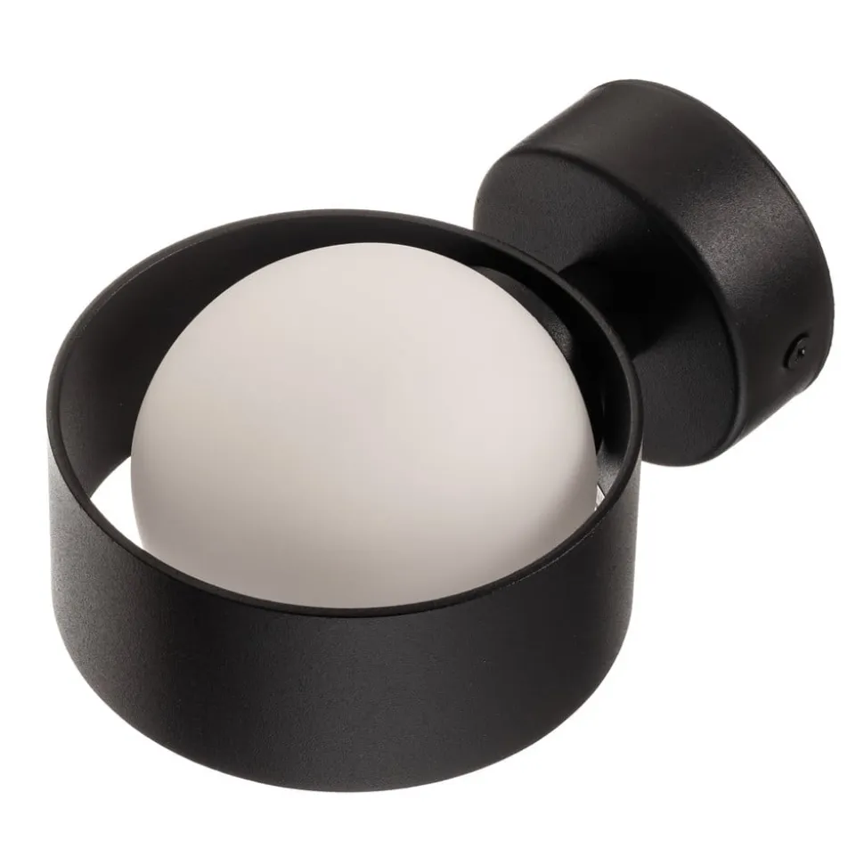 Væglampe Mado i stål, sort, 1 lyskilde