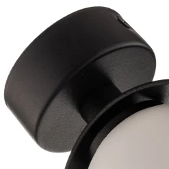 Væglampe Mado i stål, sort, 1 lyskilde