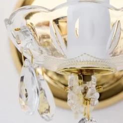 Væglampe Marie Claire, krystalglas, 1 lyskilde