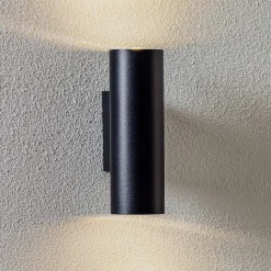 Væglampe Marley 2 lyskilder sort