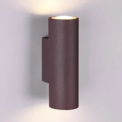 Væglampe Marley 2 lyskilder rust