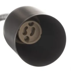 Væglampe Maxi med fleksibel arm, sort