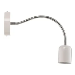 Væglampe Maxi med fleksibel arm, hvid