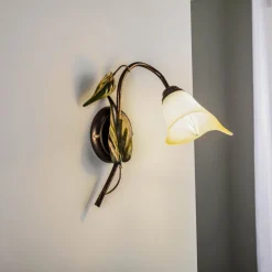 Væglampe Miranda 1 lyskilde, bronze