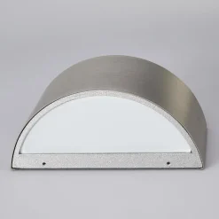 Væglampe Mombasa, stålfarvet, G9, stål