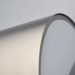 Væglampe Mombasa, stålfarvet, G9, stål