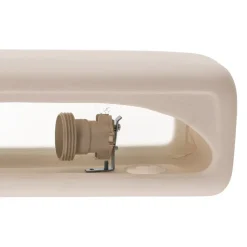 Væglampe Noris op/ned i hvid keramik