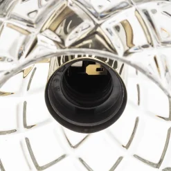 Væglampe Odel med dekoreret glasskærm