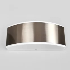 Væglampe Pacon i stål til udendørs brug