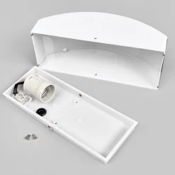 Væglampe Pacon i stål til udendørs brug