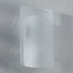 Væglampe Papiro, satineret