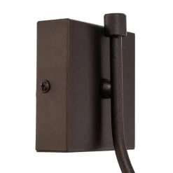 Væglampe Paro med tekstilskærm