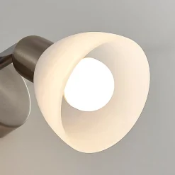 Væglampe Paulina, nikkel satineret