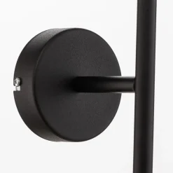 Væglampe Pure, 2 lyskilder, sort, vandret