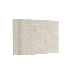 Væglampe Santana B, creme, tekstil, bredde 25 cm, G9