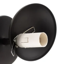 Væglampe Sfera 1 lyskilde glas/sort