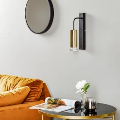 Væglampe Shine, guld