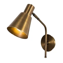 Væglampe Sivani MR-663, antik guld, metal, Ø 15 cm