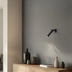 Væglampe Sone, 1 lyskilde, sort