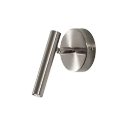 Væglampe Sopel, sølv, 1 lyskilde, stål, G9, højde 15 cm