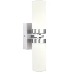 Væglampe Space, nikkel, 2 lyskilder, IP44