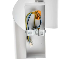 Væglampe Spiner hvid, højde 30 cm, stål