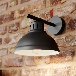 Væglampe Sven, sort, metal, 1 lyskilde