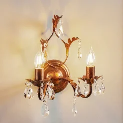 Væglampe Teresa som lysekrone, 2 lyskilder