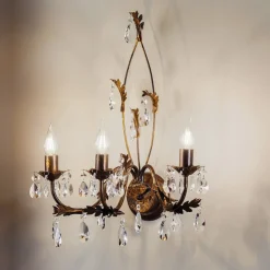 Væglampe Teresa som lysekrone, 3 lyskilder