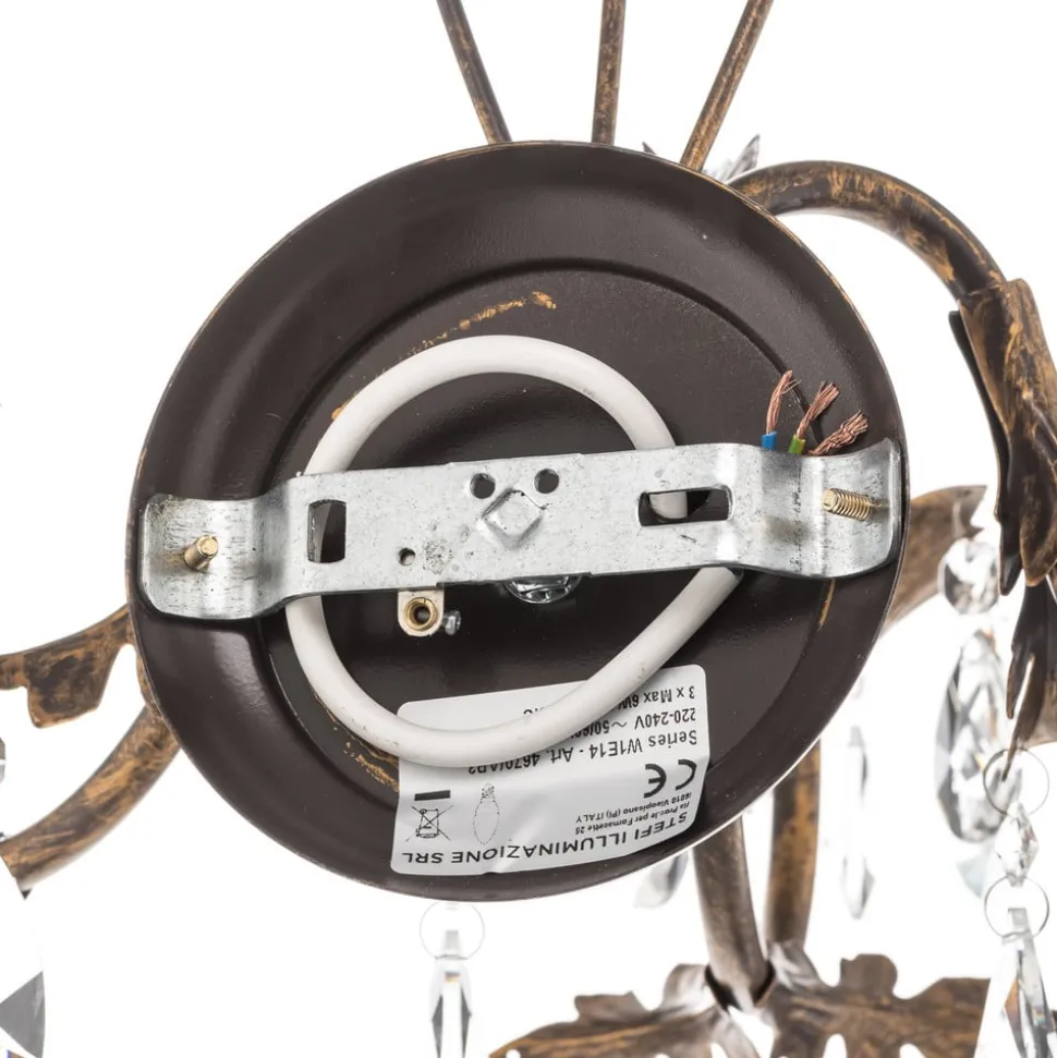 Væglampe Teresa som lysekrone, 3 lyskilder