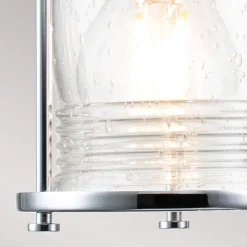 Væglampe til badeværelse Ashland Bay, 4-lys, krom