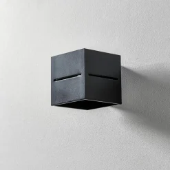 Væglampe Top up/down, sort krop