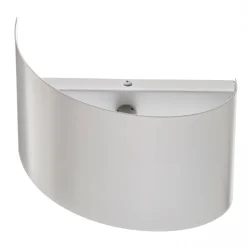 Væglampe Vero i hvidlakeret stål