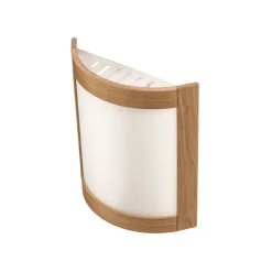 Væglampe Zanna i træ, højde 34 cm, lys eg