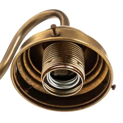 Væglampen Larry af messing