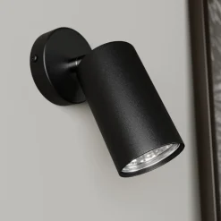 Vægspot Eye Spot 1 lyskilde, sort