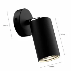 Vægspot Eye Spot 1 lyskilde, sort