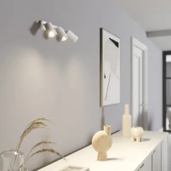 Vægspot Eye Spot med 3 lyskilder, hvid