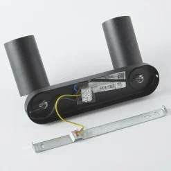 Vægspot Eye Spot med 2 lyskilder, sort