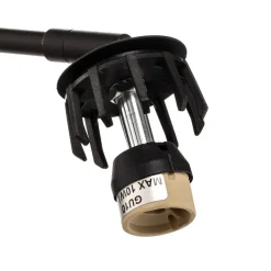 Vægspot Eye Super med afbryder, sort