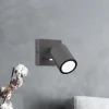 Vægspot Jarek antracit/krom, 1 lyskilde